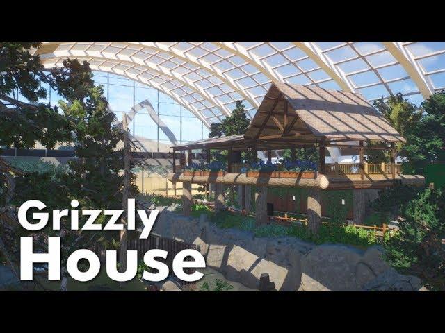 Planet Zoo Beta - Grizzly Bear House Speed Build