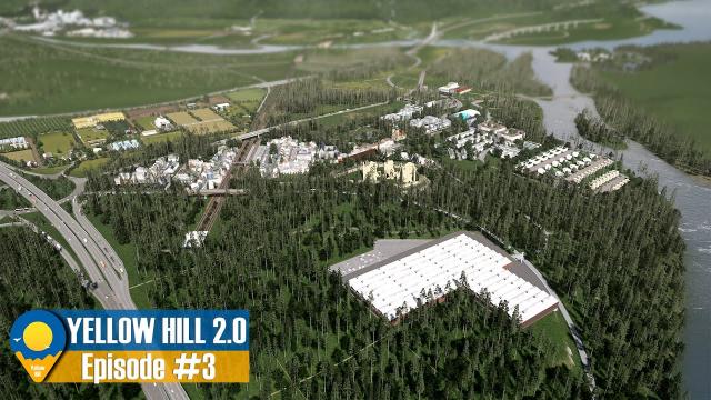 Cities Skylines 4K: Yellow Hill 2 - Car Factories, Brewery and Mayor's Plan | EP.3 | Y:2