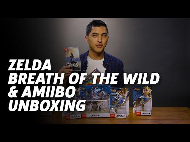 Unboxing Zelda Breath Of The Wild And Amiibo Figures
