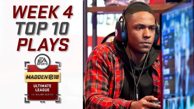 Top 10 Plays of Week 4 | Madden Ultimate League | Madden NFL 18