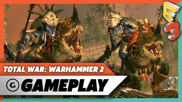 Total War: Warhammer 2 - Lizardmen Quest Battle Gameplay
