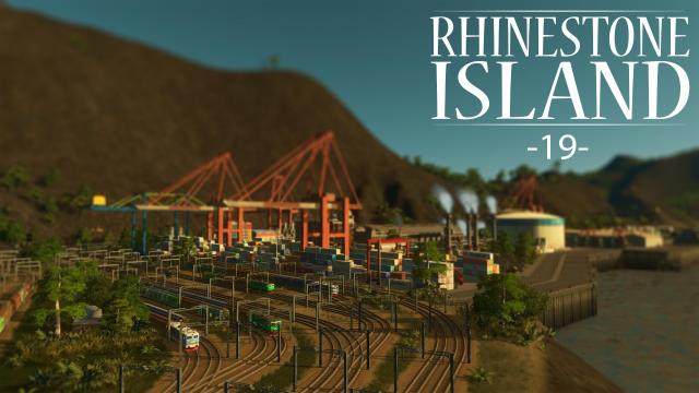 Cities Skylines - Rhinestone Island [PART 19] "Massive Cargo Hub!"