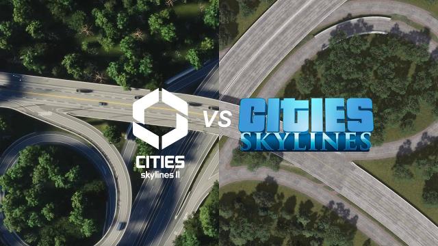 Cities Skylines 2 vs Cities Skylines 1 Intersections | Cities Skylines II Gameplay Reaction