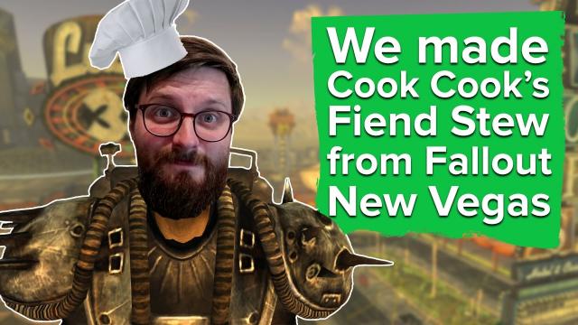 We made Cook Cook's Fiend Stew from Fallout New Vegas