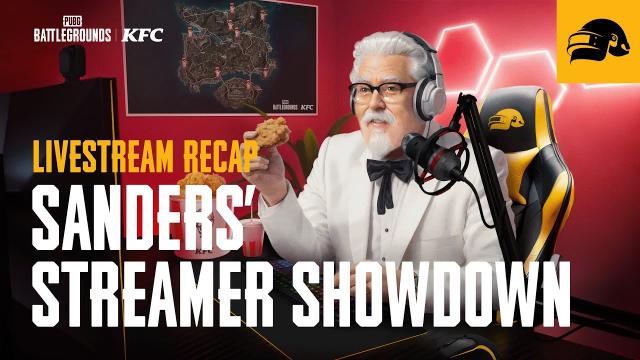 PUBG | PUBG x KFC Colonel Sanders' Live Stream Highlights