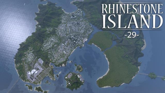 Cities Skylines - Rhinestone Island [PART 29] "Tip of the Island"
