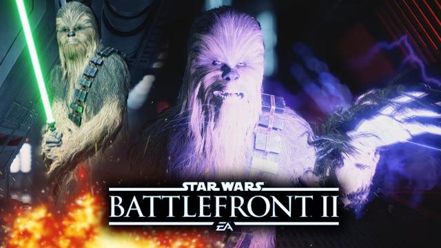 Star Wars Battlefront 2 - NEW JEDI WOOKIEES VS SITH WOOKIEES Gameplay in Heroes vs Villains! PC Mod!
