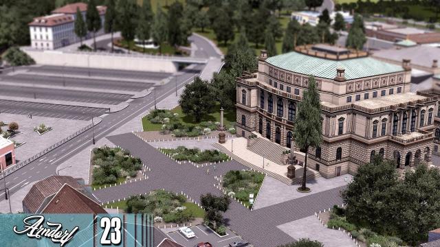 Cities Skylines: Arndorf - Museum of History, New Hotel, Twin Towers #23