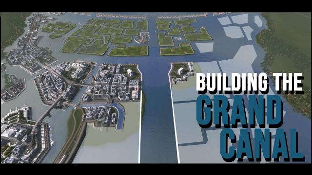 Cities Skylines Athalassya [11] Building the Grand Canal