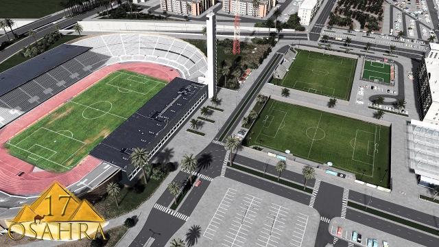 Cities Skylines: Osahra - The National Football Stadium #17