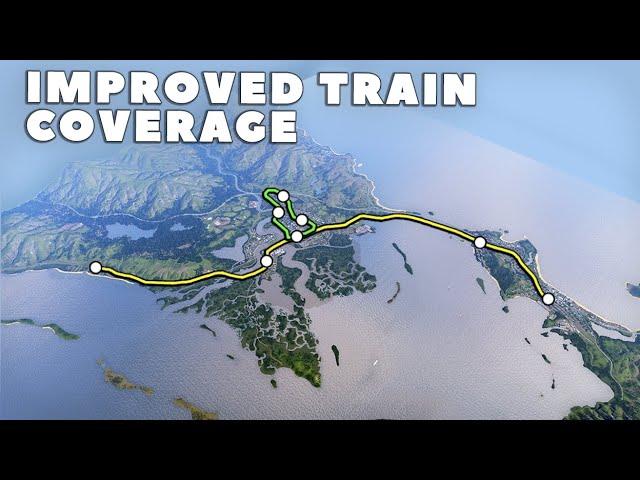 Improved Train Coverage | Cities Skylines: Mile Bay 16