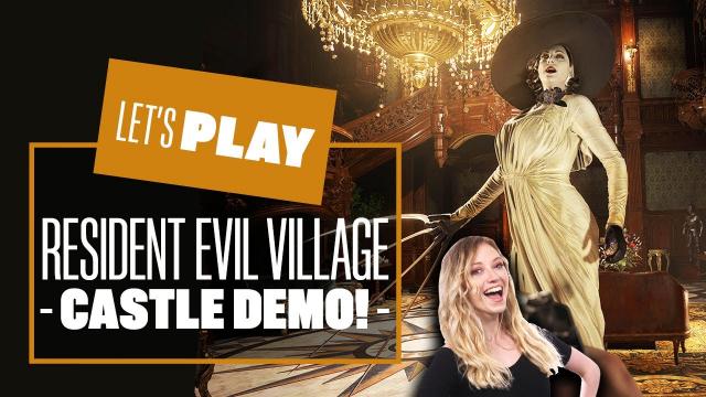 Let's Play Resident Evil Village PS5 Castle Demo - RESIDENT EVIL VILLAGE DEMO GAMEPLAY REACTION