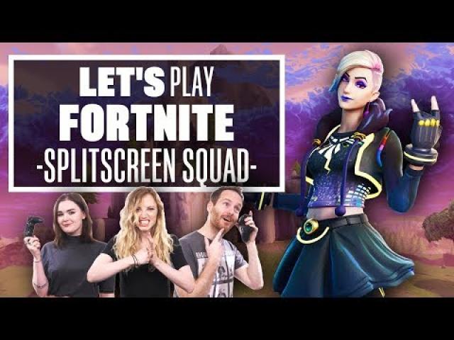 Let's Play Fortnite Duos - SPLIT-SCREEN SHENANIGANS!