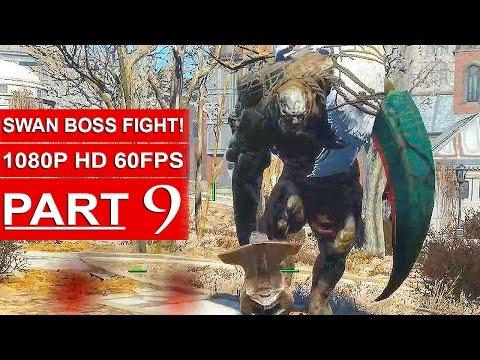 Fallout 4 Gameplay Walkthrough Part 9 [1080p 60FPS PC ULTRA Settings] - SWAN BOSS FIGHT