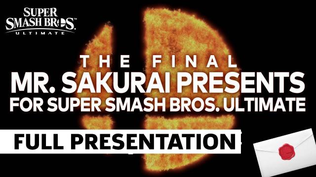 Super Smash Bros. Ultimate The Final Mr. Sakurai Presents Full Presentation