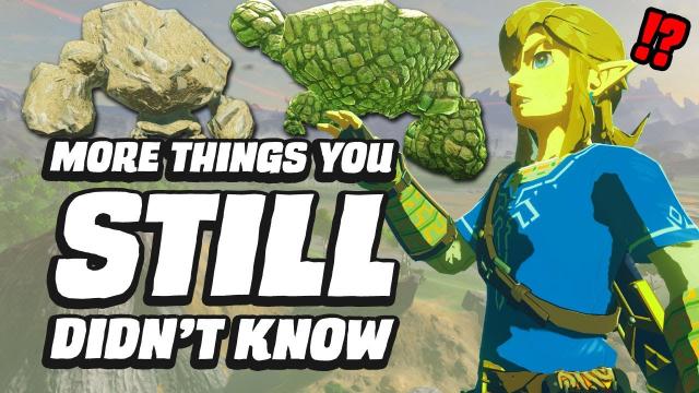 18 MORE Things You STILL Didn't Know In Zelda Breath Of The Wild