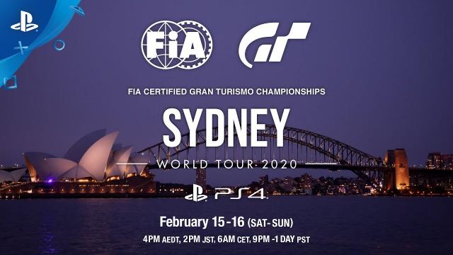 FIA Gran Turismo Championships 2020 Sydney Announcement Trailer | PS4