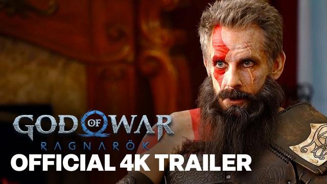 God of War Ragnarök | 4K Parents Trailer with Ben Stiller, LeBron James, and John Travolta