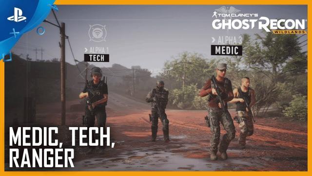 Tom Clancy’s Ghost Recon Wildlands - Ghost War Classes: Medic, Tech, Ranger | PS4