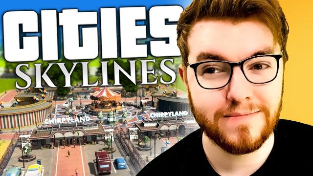 I'm building an AMUSEMENT PARK! | Cities: Skylines - Green Power (Part 15)