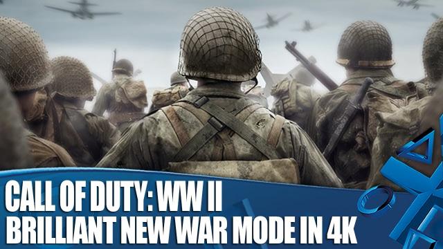 Call Of Duty: WWII First Multiplayer Gameplay - War in 4K