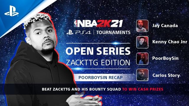 PoorBoySin vs. NBA 2K21 Open Series Players | PS4 Tournaments