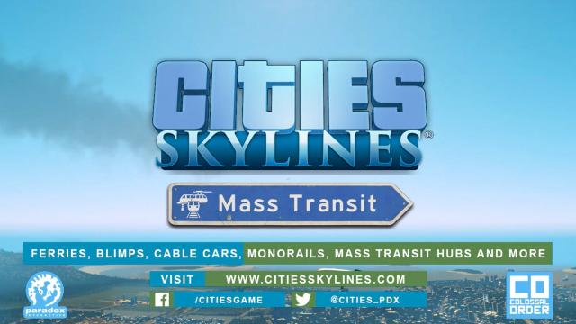 Cities: Skylines - Mass Transit Announcement Trailer