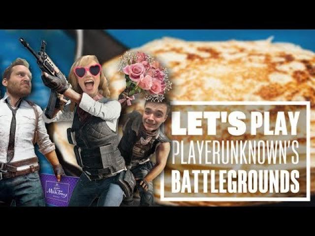 Let's Play PUBG gameplay with Chris, Aoife and Ian - The Pancake Cupid Challenge!