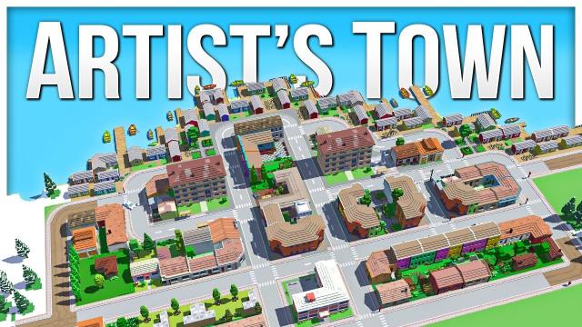This NEW "ARTIS'S DISTRICT" is SO PRETTY — Urbek City Builder