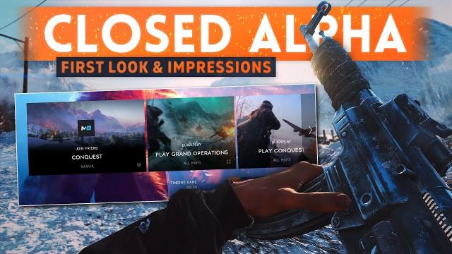 BATTLEFIELD 5 CLOSED ALPHA GAMEPLAY: First Look & Impressions - Is It Good? (BF5 Conquest Gameplay)