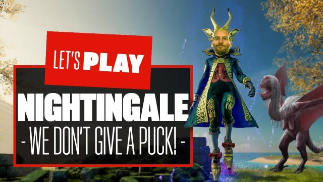 Let's Play Nightingale PC Gameplay! - WE DON'T GIVE A PUCK!