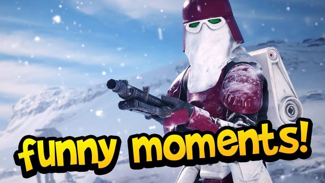 Star Wars Battlefront Funny Moments at The Dark Side!