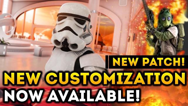 NEW CUSTOMIZATION AVAILABLE NOW! Star Wars Battlefront 2 Patch Update and New Skin Gameplay!