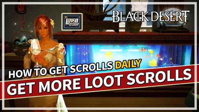 How to Get DAILY Loot Scrolls for FREE | Black Desert