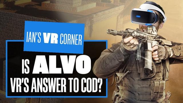 Let's Play Alvo PSVR PS5 Gameplay - COULD THIS BE VR'S CALL OF DUTY?