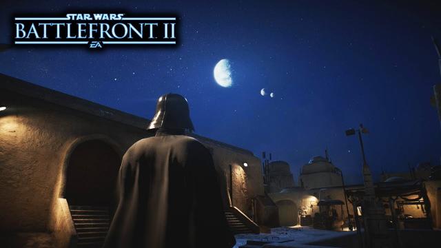 Star Wars Battlefront 2 - NEW NIGHT MAP GAMEPLAY on Mos Eisley with Darth Vader!