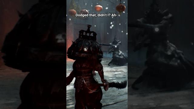 When you think you've dodged the boss' attack flawlessly...????