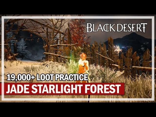 Jade Starlight Forest - 19000+ Loot & New Personal Best | Black Desert