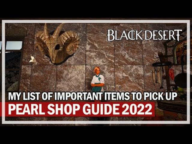 Get the MOST VALUE with my 2022 Pearl Shop Guide | Black Desert