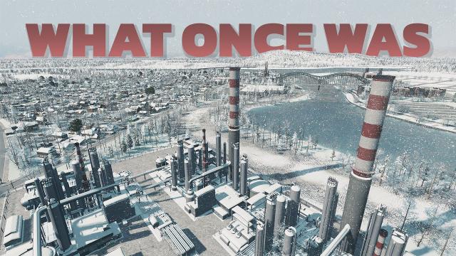 Industrial Waterfront - Cities Skylines: Winter in the Midwest 05