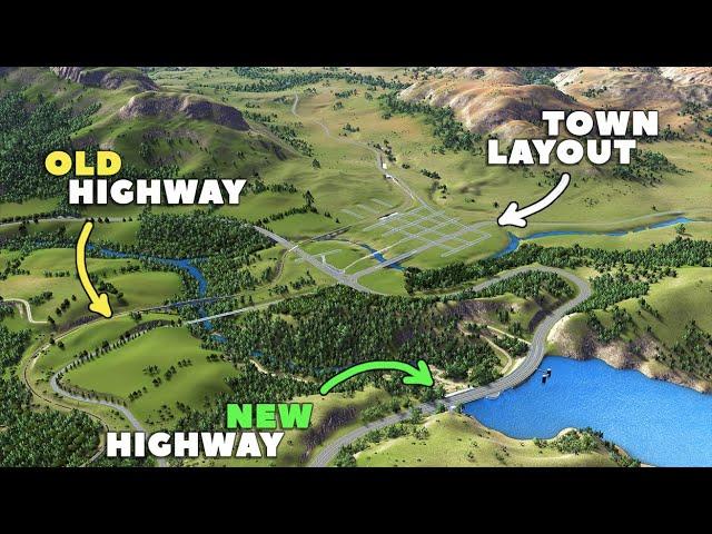 Connecting a New Town with Highways and Rail | Cities Skylines: Oceania 29