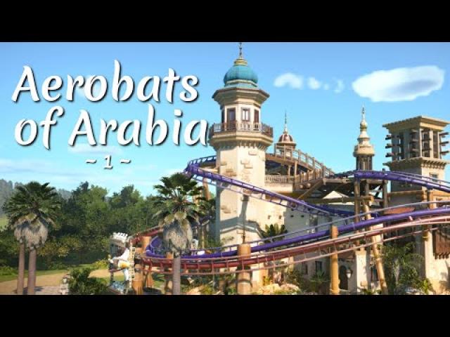 Planet Coaster - Aerobats of Arabia (Part 1) - Dueling S&S Free Fly