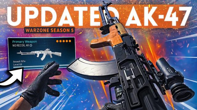The UPDATED AK-47 Class Setup in Warzone now has LOW RECOIL!