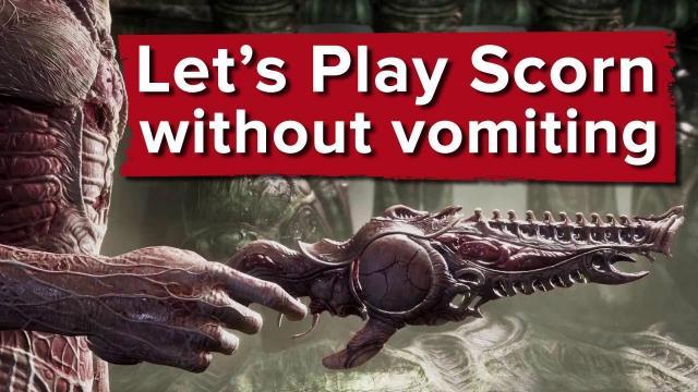 Let's Play Scorn Without Vomiting