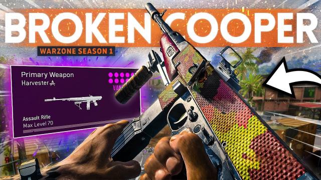 WARZONE: This BROKEN Cooper Carbine Class Setup has literally NO RECOIL!
