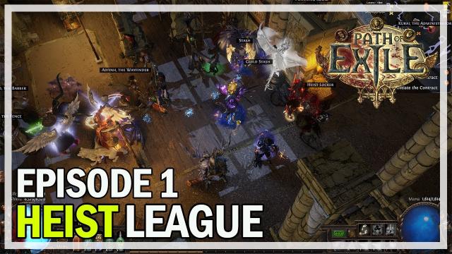 Path of Exile - Heist League Chaos Inoculation Hexblast - Let's Play Part 1