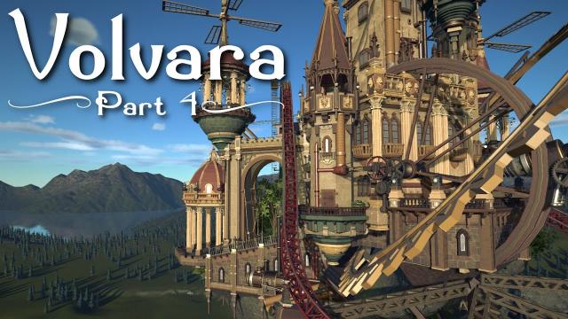 Planet Coaster - Volvara (Part 4) - Towers & Coaster Layout