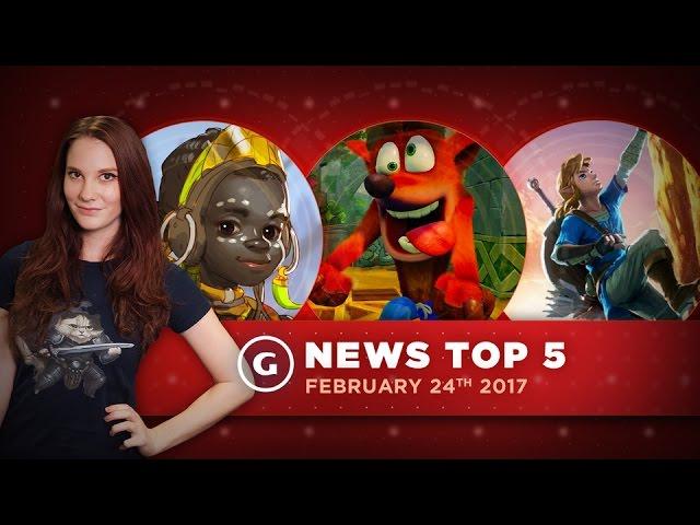 Overwatch Rumors & Crash Bandicoot Remaster Not Exclusive?! - GS News Top 5