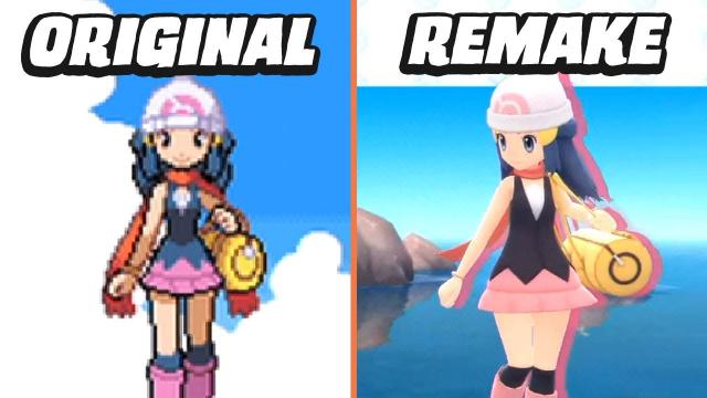 Pokémon Brilliant Diamond & Shining Pearl - DS vs. Switch Graphics Comparison