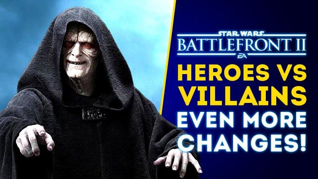 NEWS UPDATE: More Changes to Heroes vs Villains Mode! - Star Wars Battlefront 2 Update
